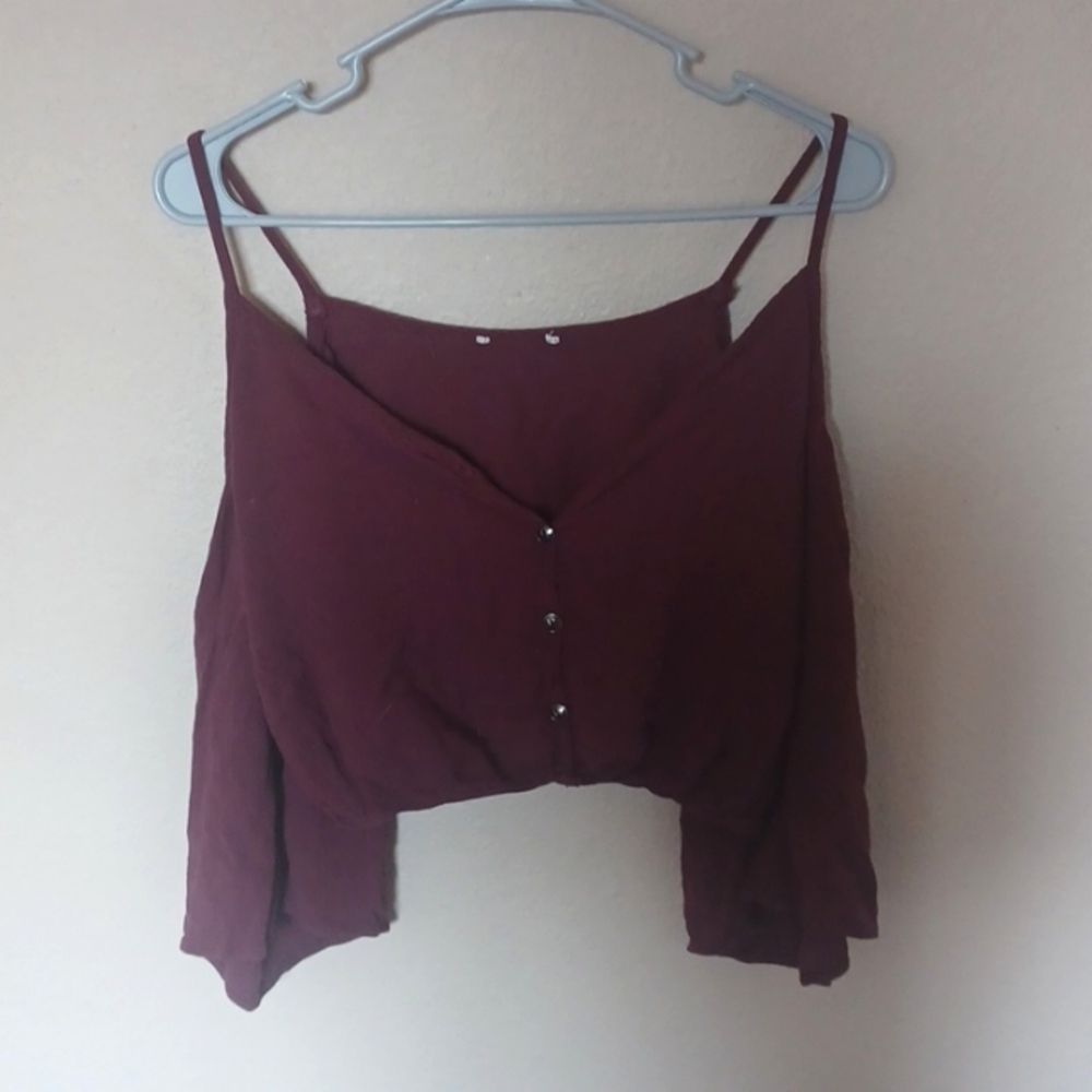 Off the shoulder crop top